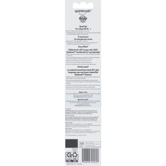 Spinbrush Kids Paw Patrol Electric Toothbrush