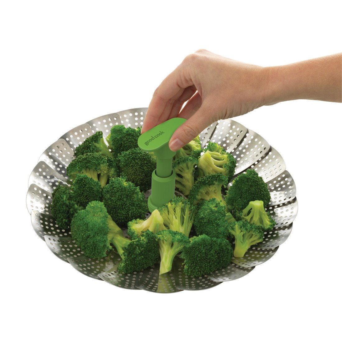 GoodCook Touch Stainless Steel Steamer Basket