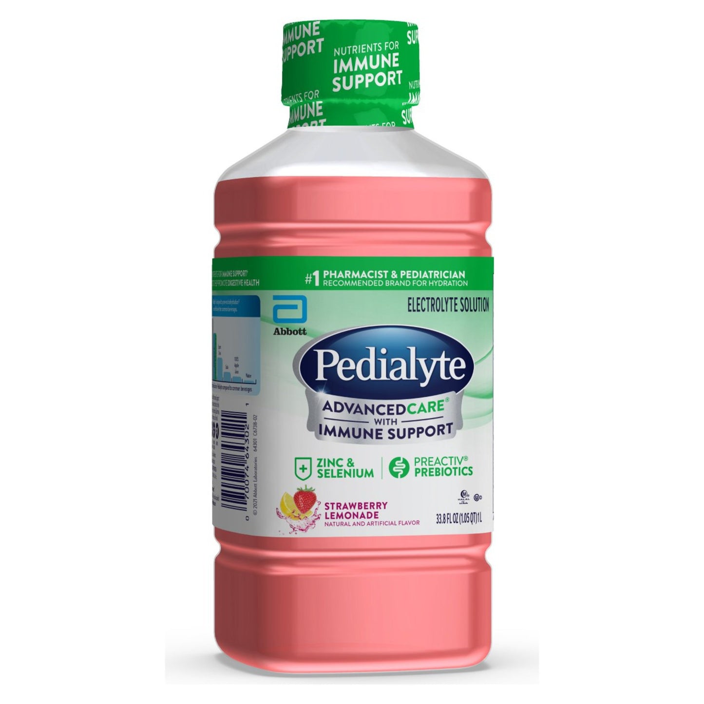 Pedialyte AdvancedCare Electrolyte Solution - Strawberry Lemonade