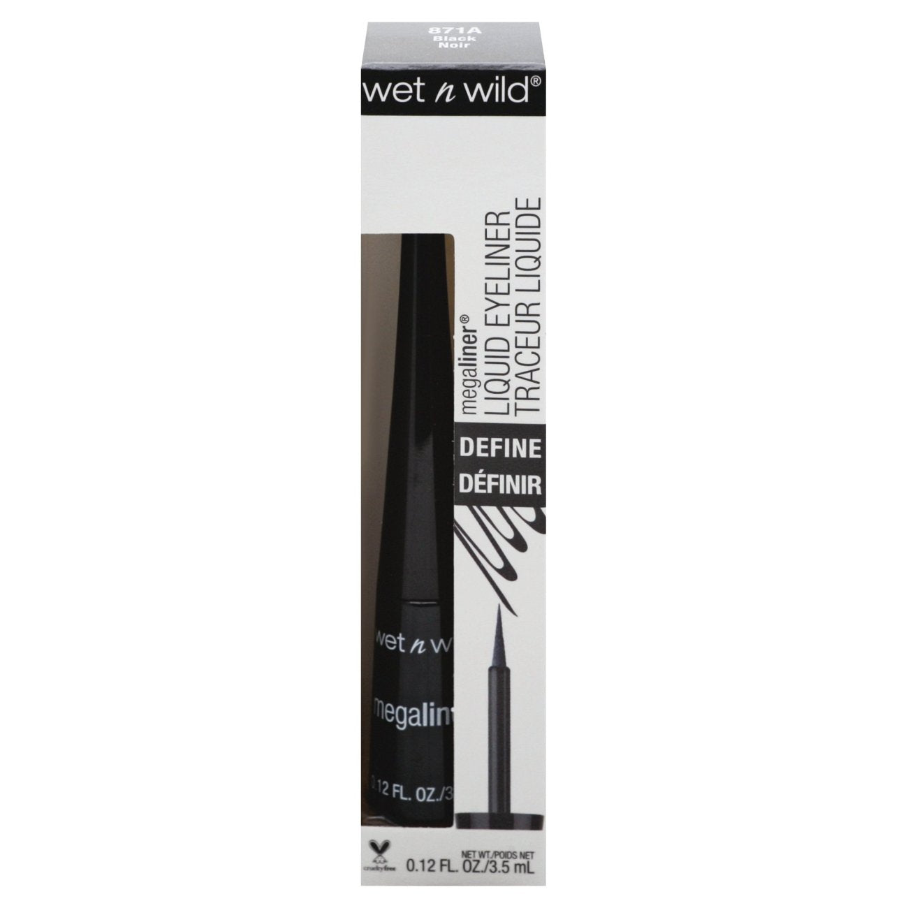 Wet n Wild MegaLiner Liquid Eyeliner - Black