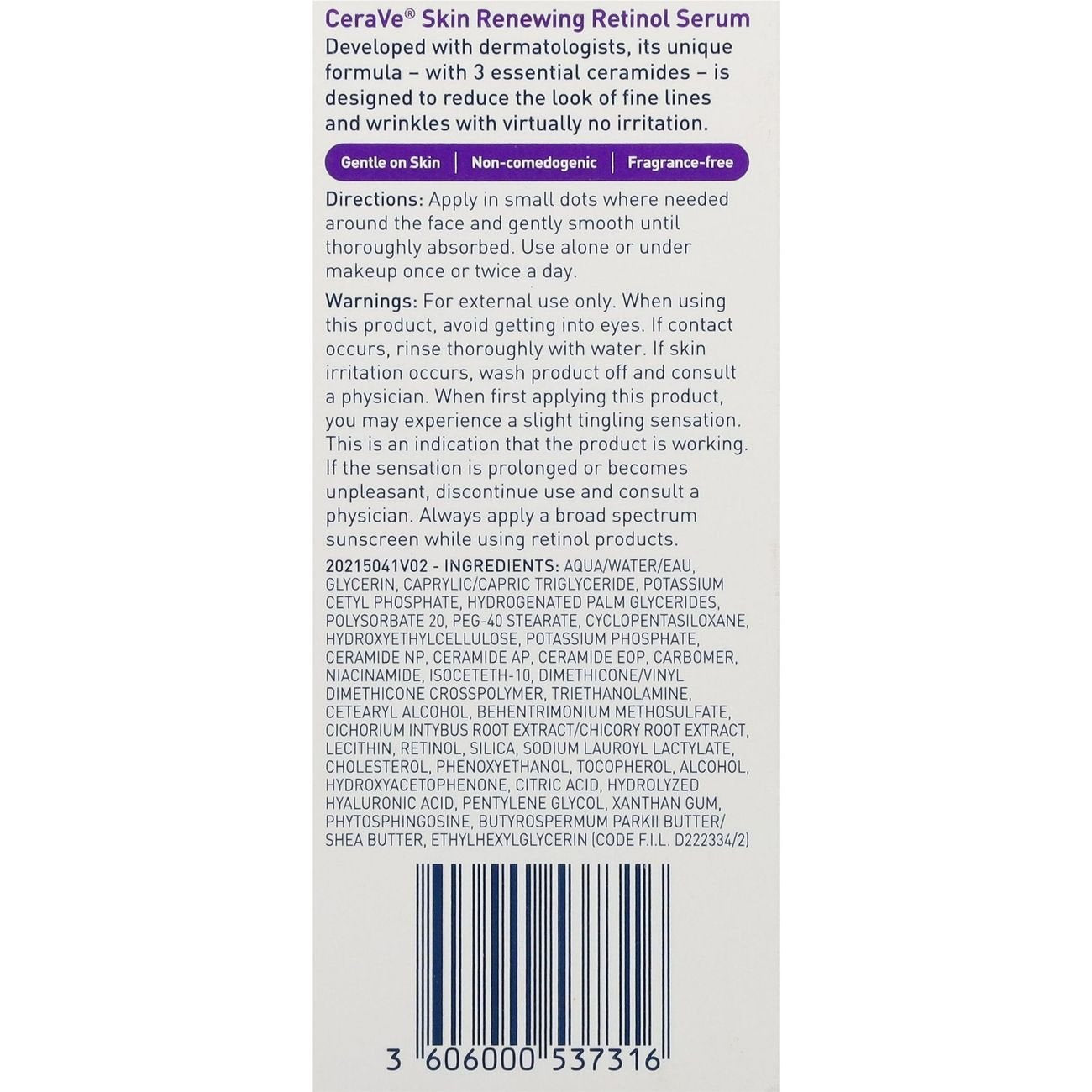 CeraVe Skin Renewing Retinol Serum