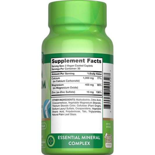 Nature's Truth Calcium Magnesium Zinc Caplets