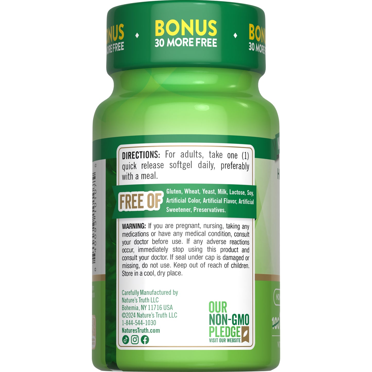 Nature's Truth High Potency Vitamin D3 Softgels - 5000 IU