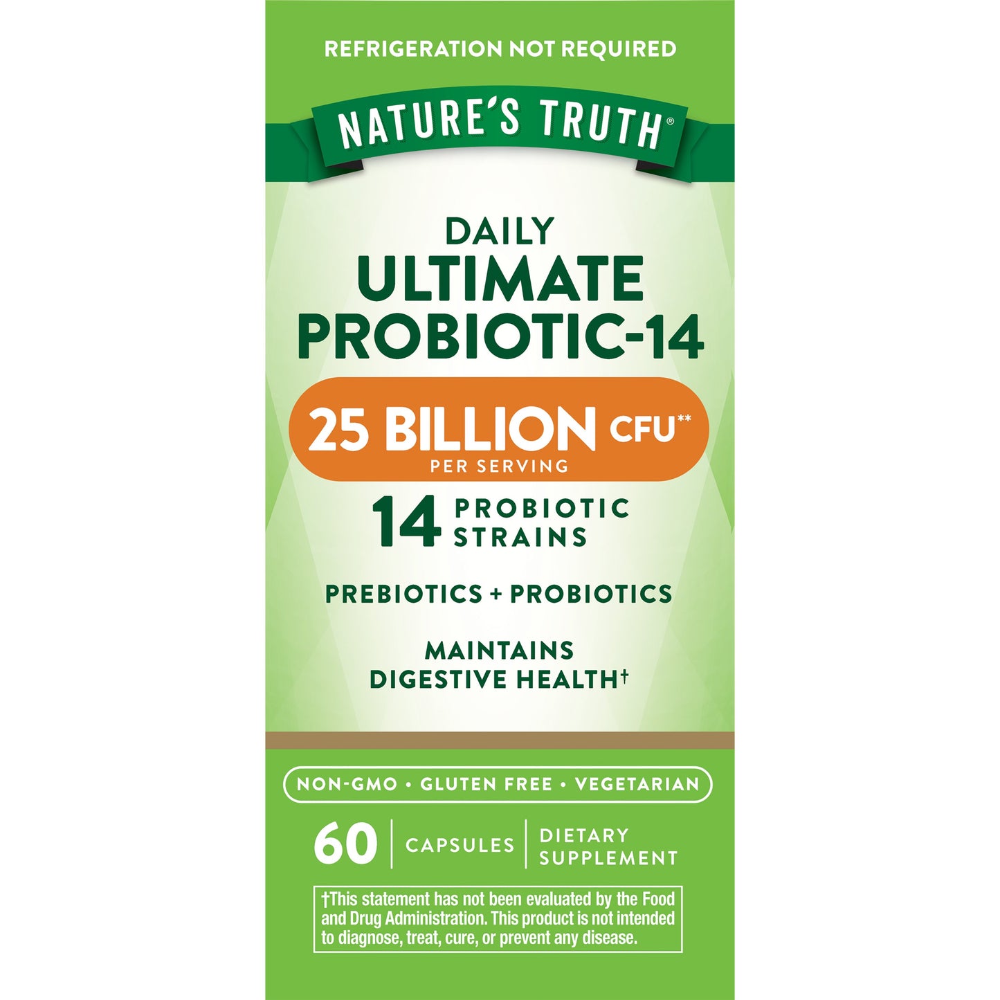 Nature's Truth Daily Ultimate Probiotic-14 Capsules