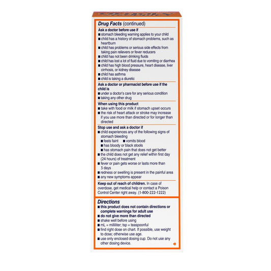 Motrin Children's Ibuprofen Liquid Medicine - Bubblegum
