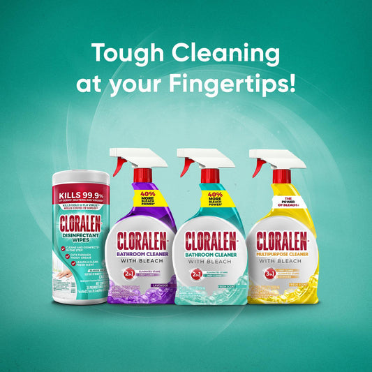 Cloralen Bathroom Cleaner with Bleach Spray - Lavender Scent