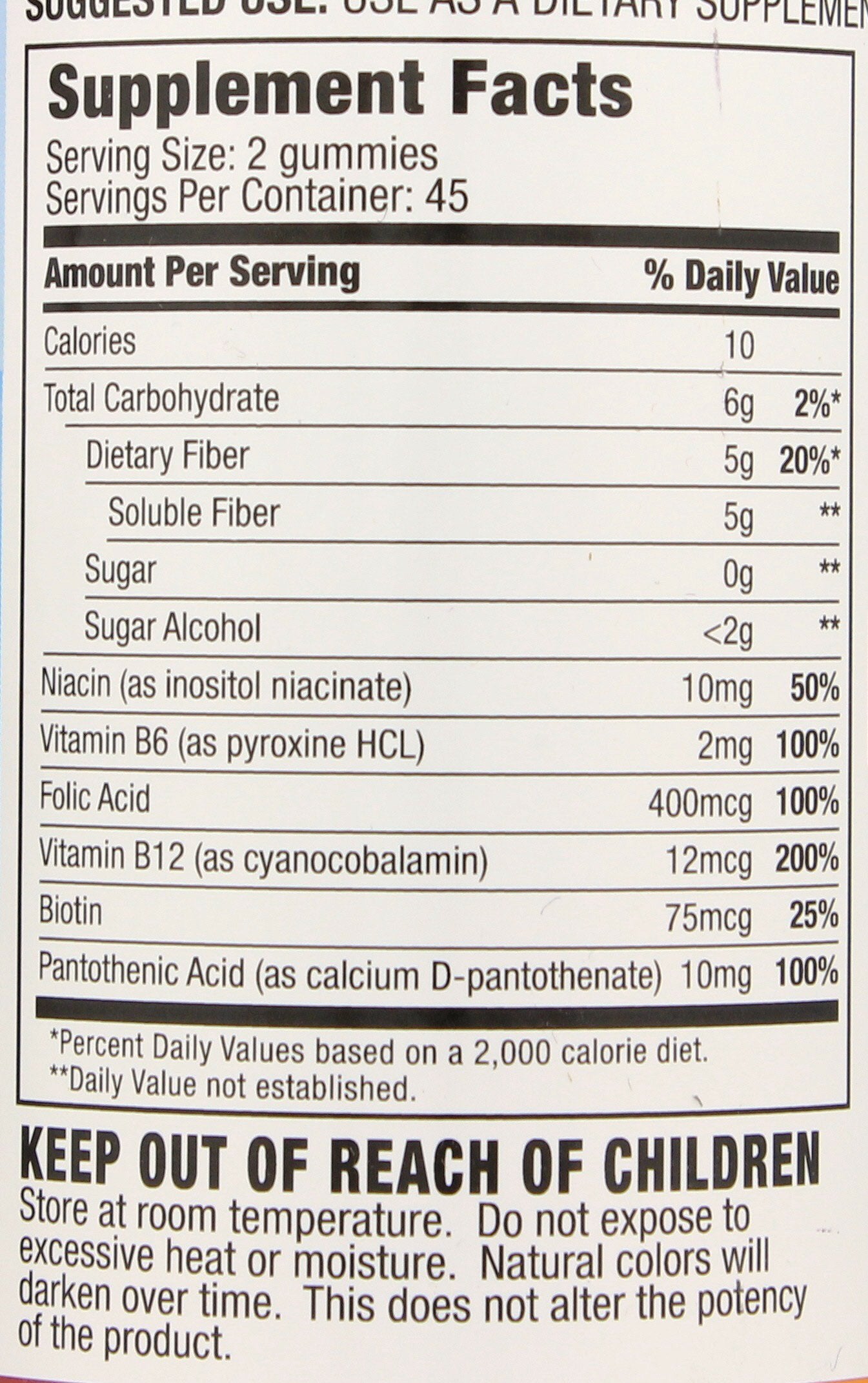 H-E-B Fiber & B-Vitamins Dietary Supplement Gummies