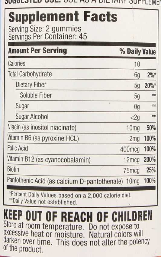 H-E-B Fiber & B-Vitamins Dietary Supplement Gummies