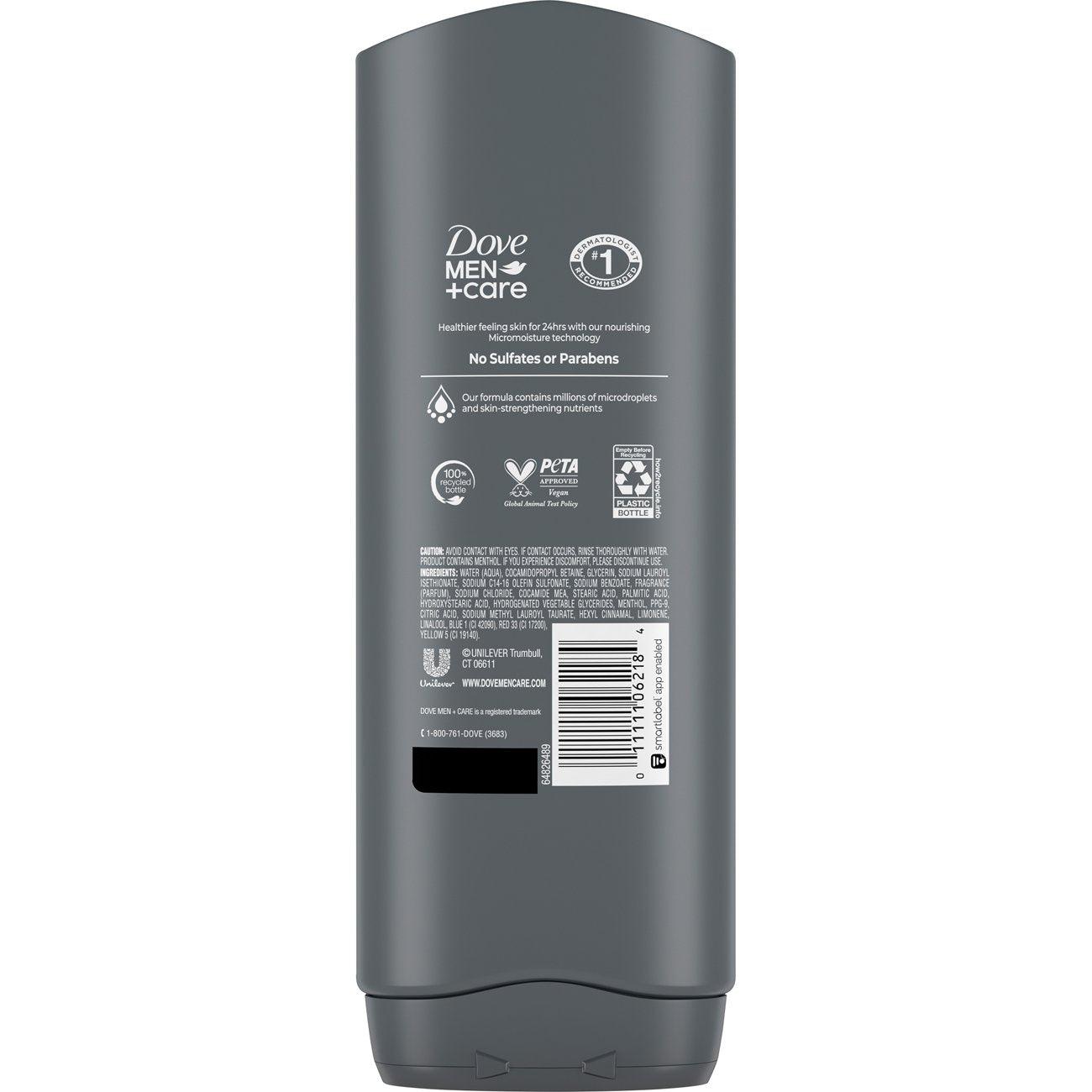 Dove Men+Care Sulfate Free Refreshing Body Wash - Extra Fresh