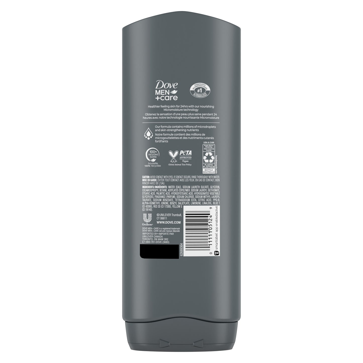 Dove Men+Care Care Hydrating Body + Face Wash - Clean Comfort