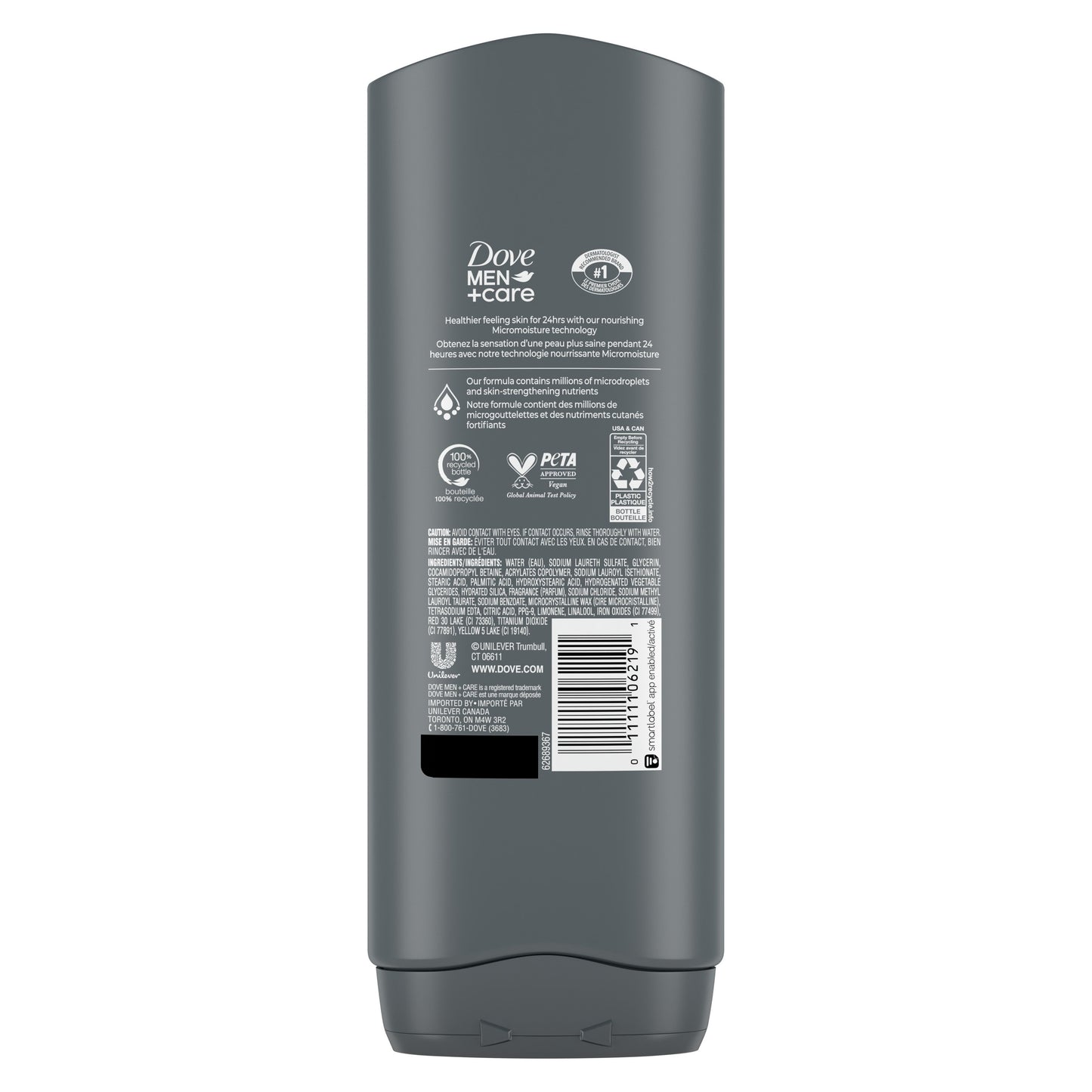 Dove Men+Care Exfoliating Deep Clean Face & Body Wash