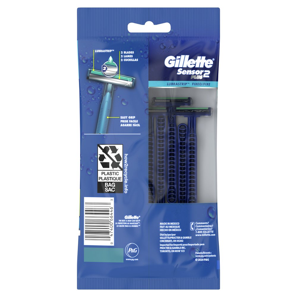 Gillette Sensor2 Plus Disposable Razors