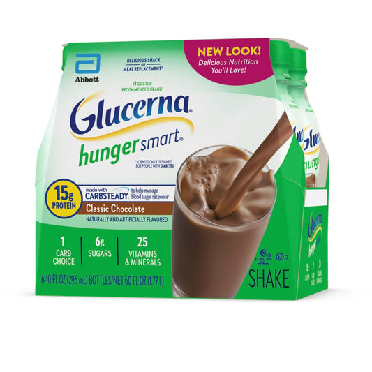 Glucerna Hunger Smart Shakes, 15g Protein - Classic Chocolate