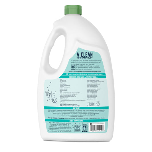 Seventh Generation Ultra Power Plus Dishwasher Detergent Gel - Citrus