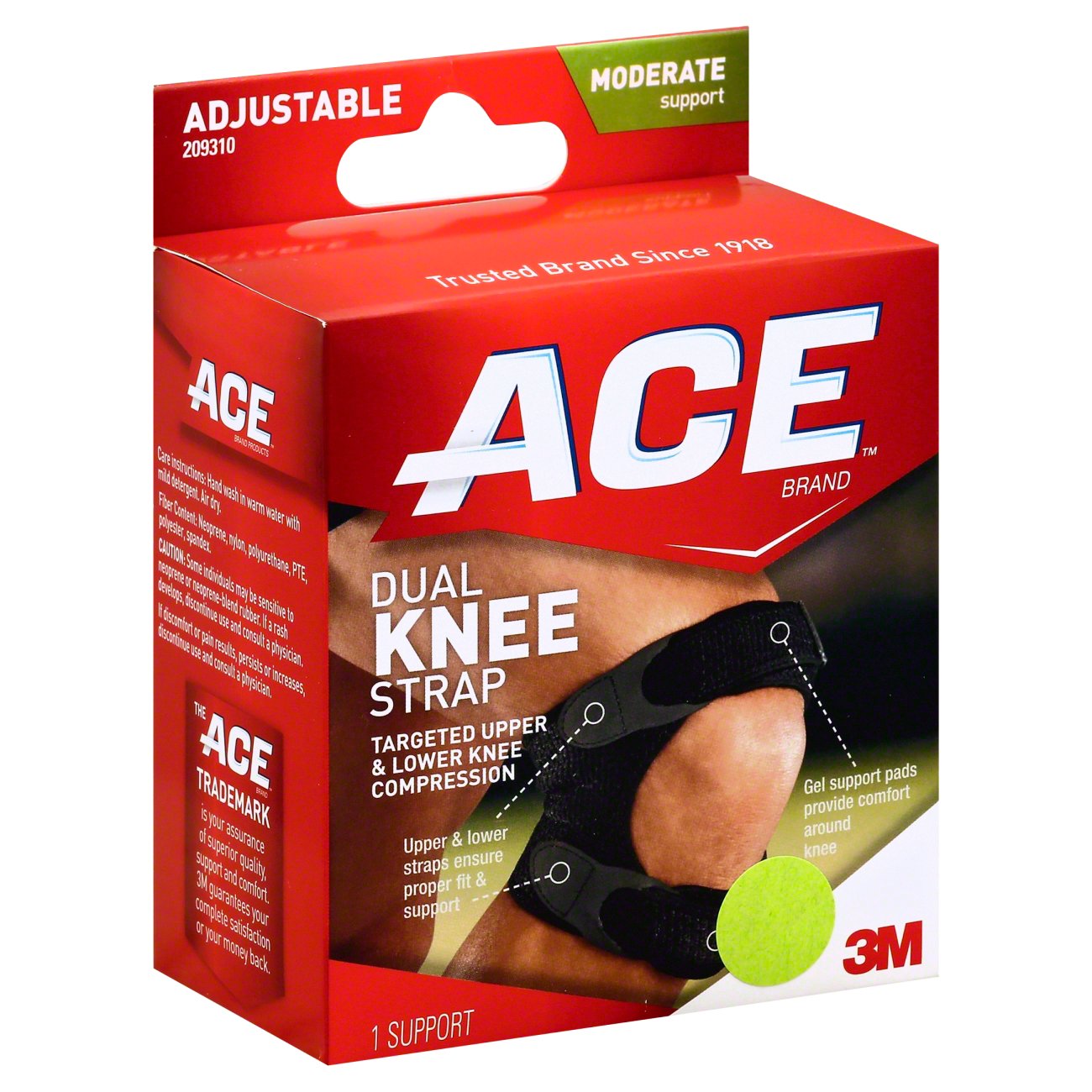 Ace Dual Knee Strap Adjustable
