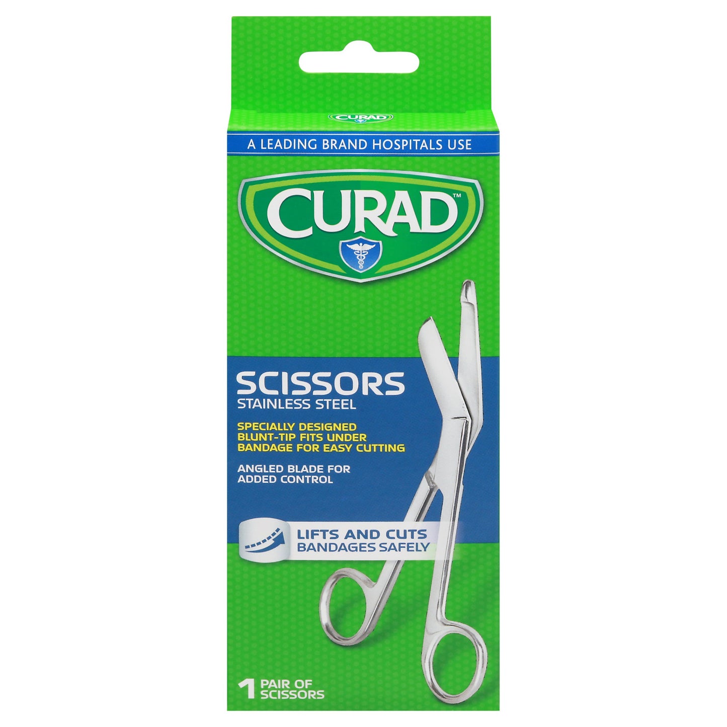 Curad Stainless Steel Angled Blade Scissors