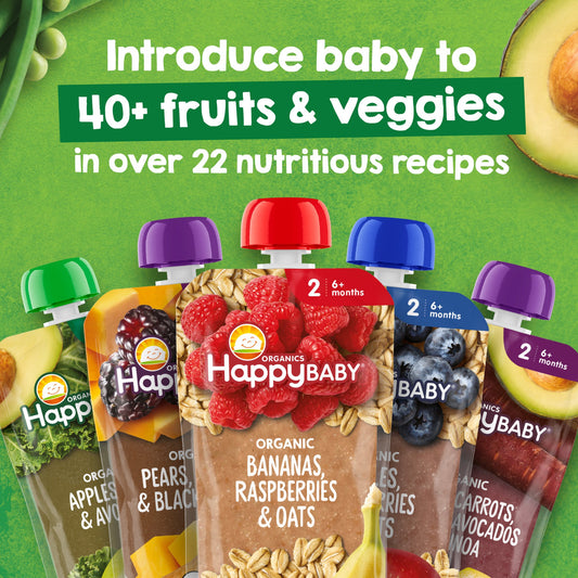 Happy Baby Organics Clearly Crafted Stage 2 Bananas