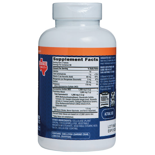 HEB Vitamins Triple Strength Glucosamine Chondroitin Complex Tablets - Texas-Size Pack