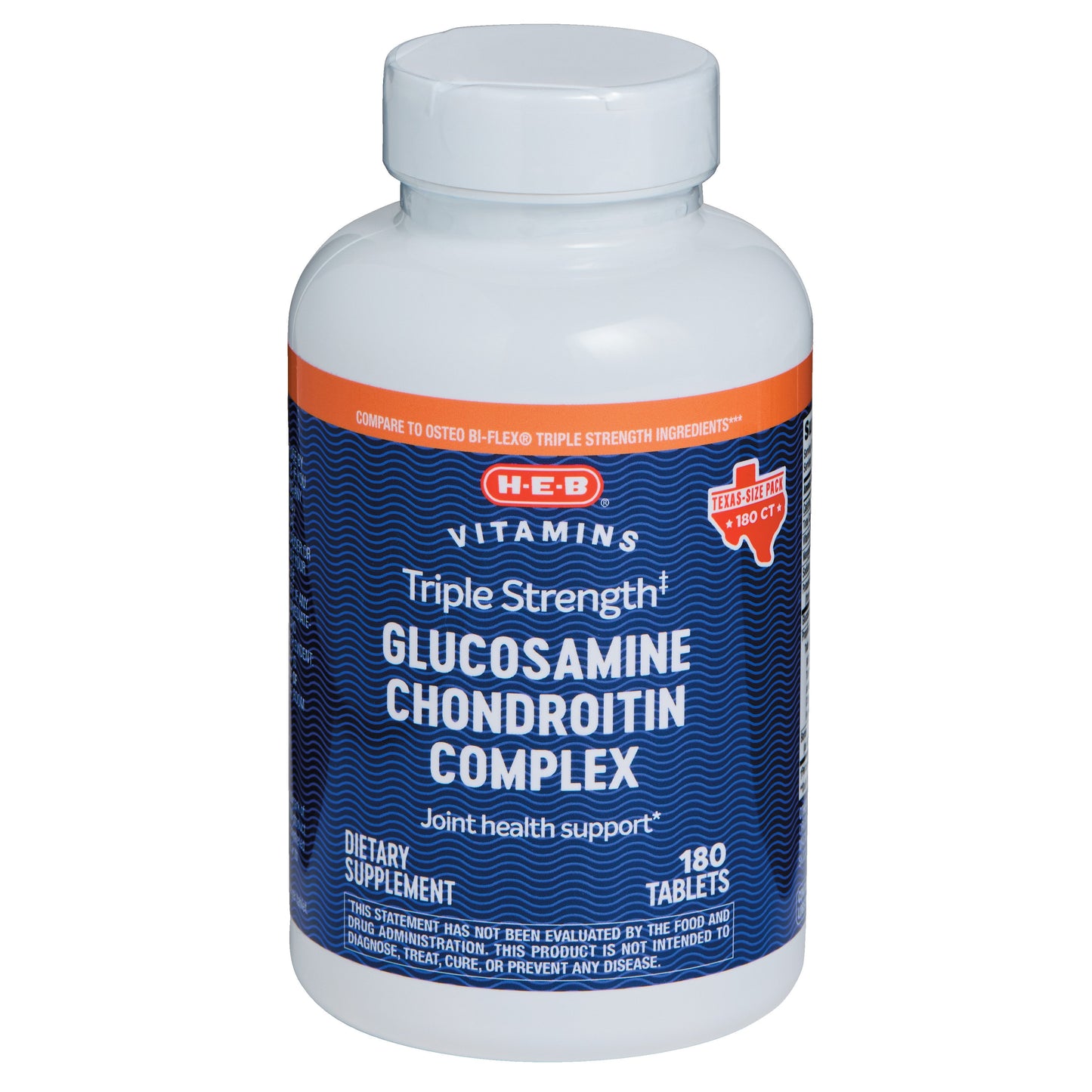 HEB Vitamins Triple Strength Glucosamine Chondroitin Complex Tablets - Texas-Size Pack