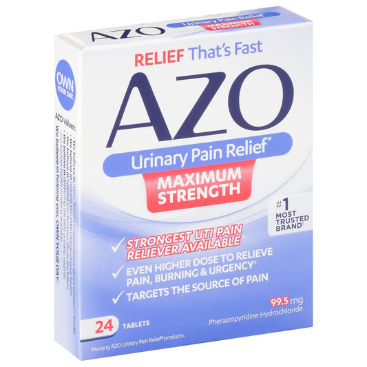 Azo Urinary Pain Relief Maximum Strength