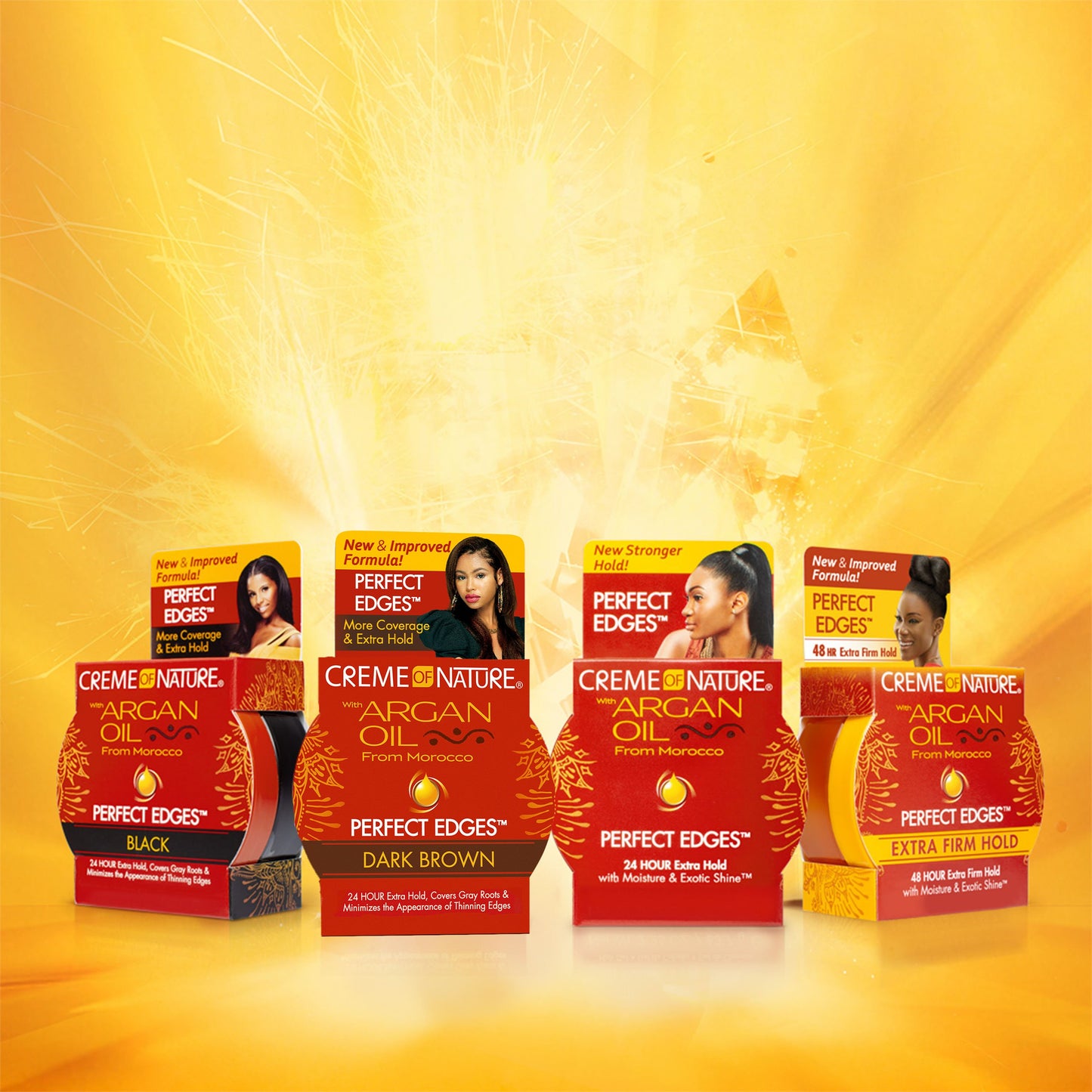 Creme of Nature Argan Oil Perfect Edges Extra Firm Hold Edge Hair Gel