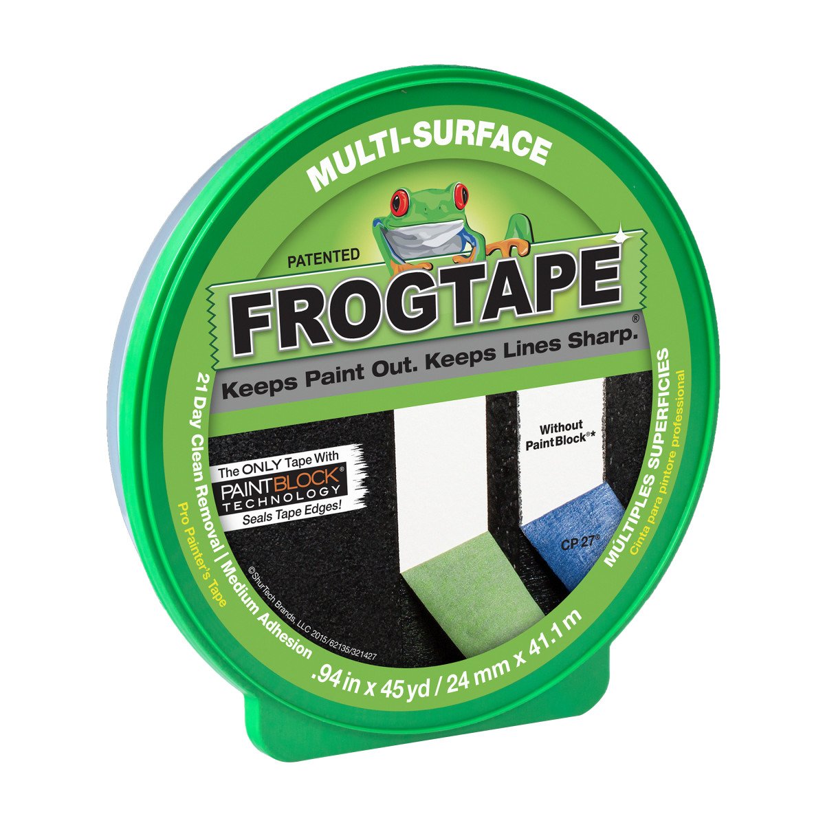 FrogTape Multi-Surface Green Painter's Tape