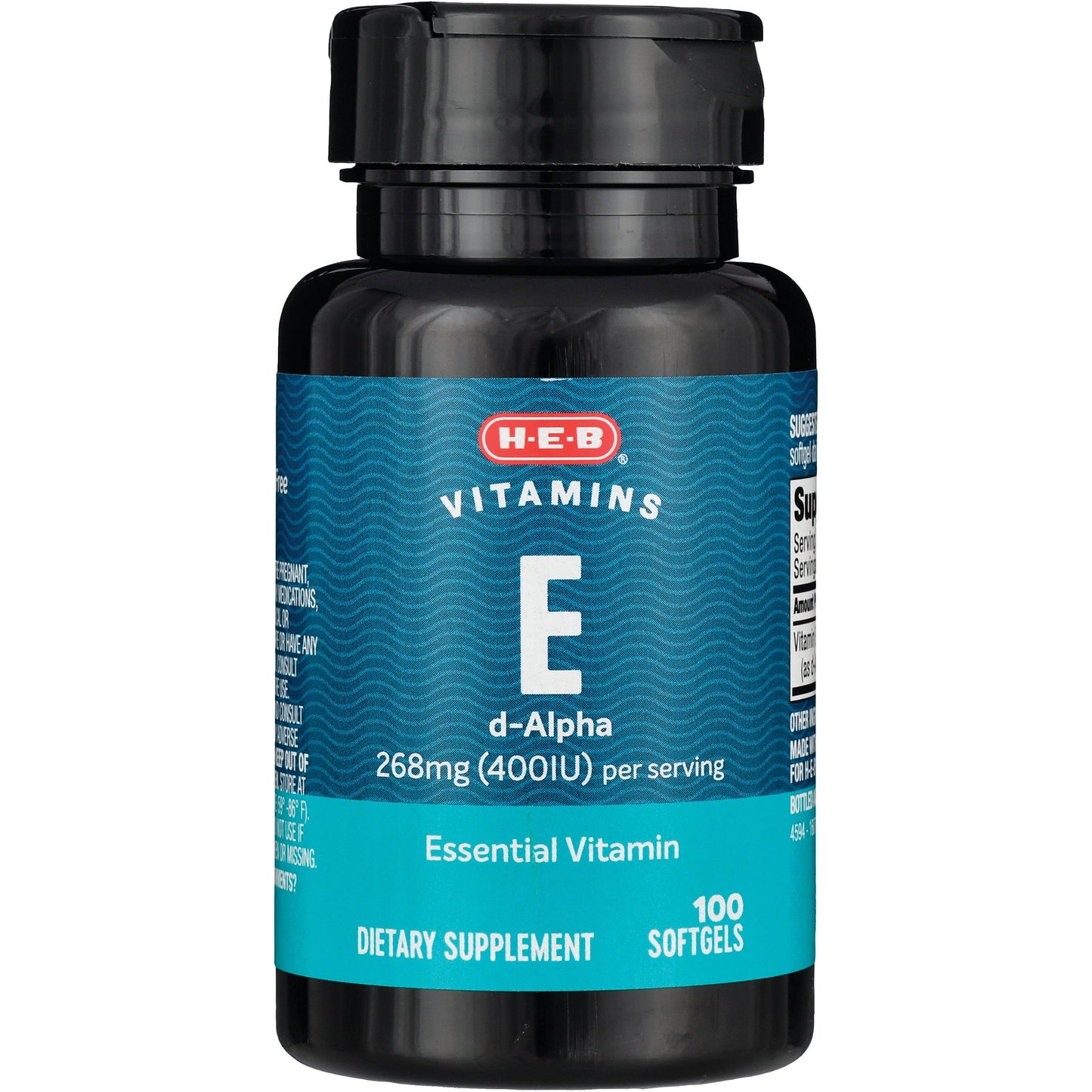 H-E-B Vitamins E 268 mg (400 IU) Softgels