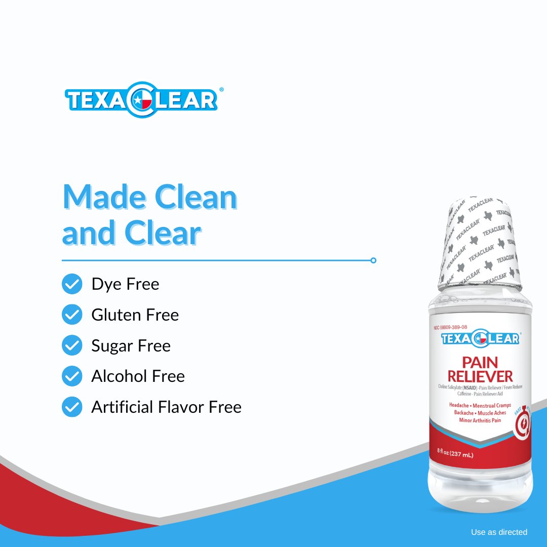 TexaClear Liquid Pain Reliever