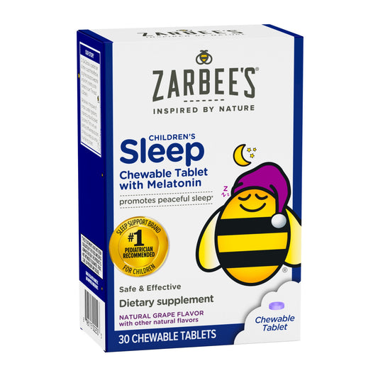 Zarbee's Kids Sleep with Melatonin Chewables - Grape