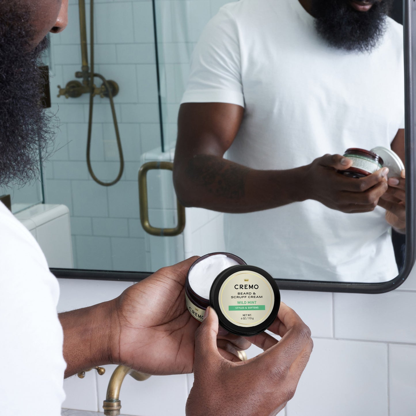 Cremo Beard & Scruff Cream - Wild Mint