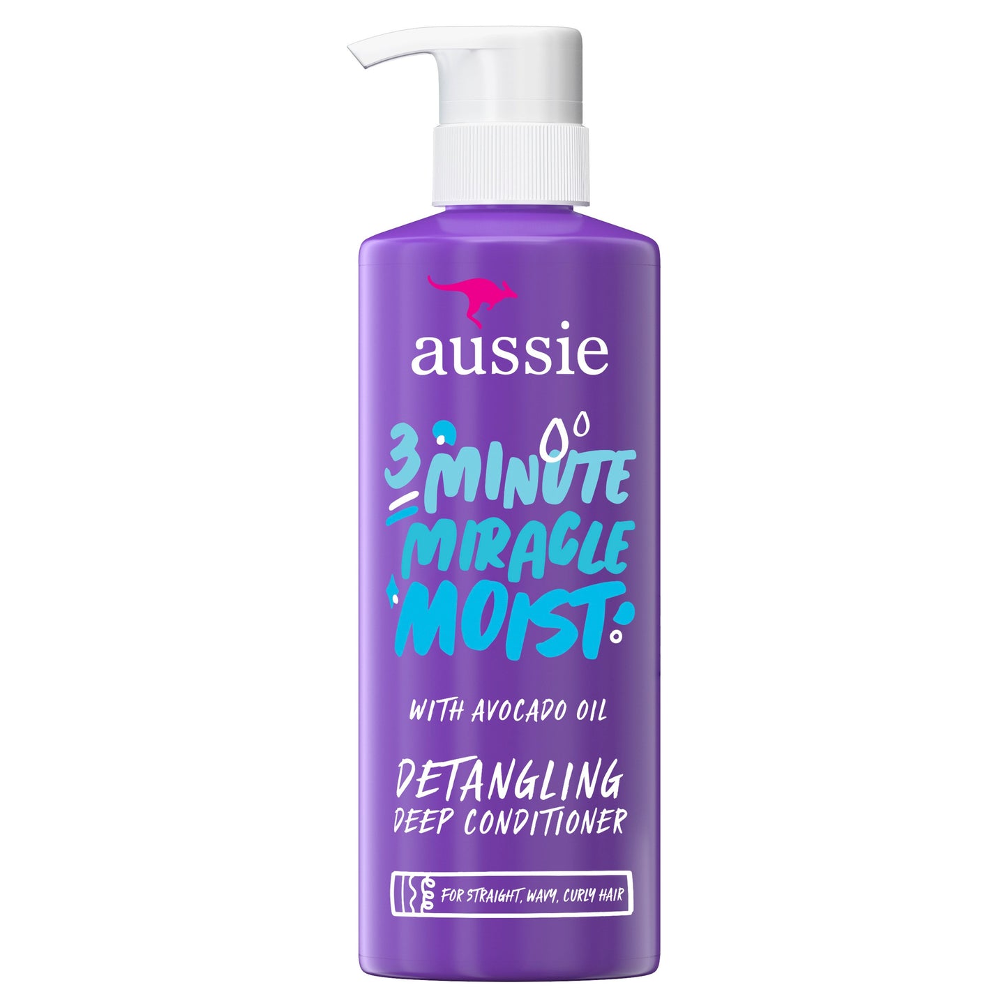 Aussie Miracle Moist 3 Minute Miracle Deep Conditioner - Avocado & Jojoba Oil
