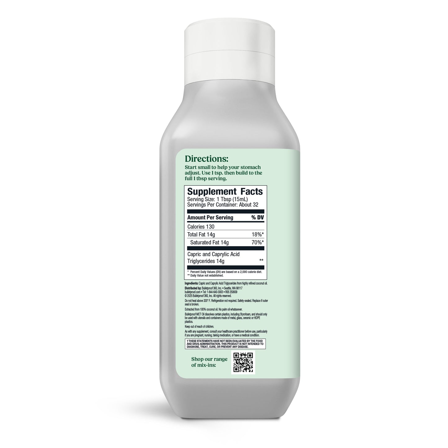 Bulletproof Keto-Friendly MCT Oil