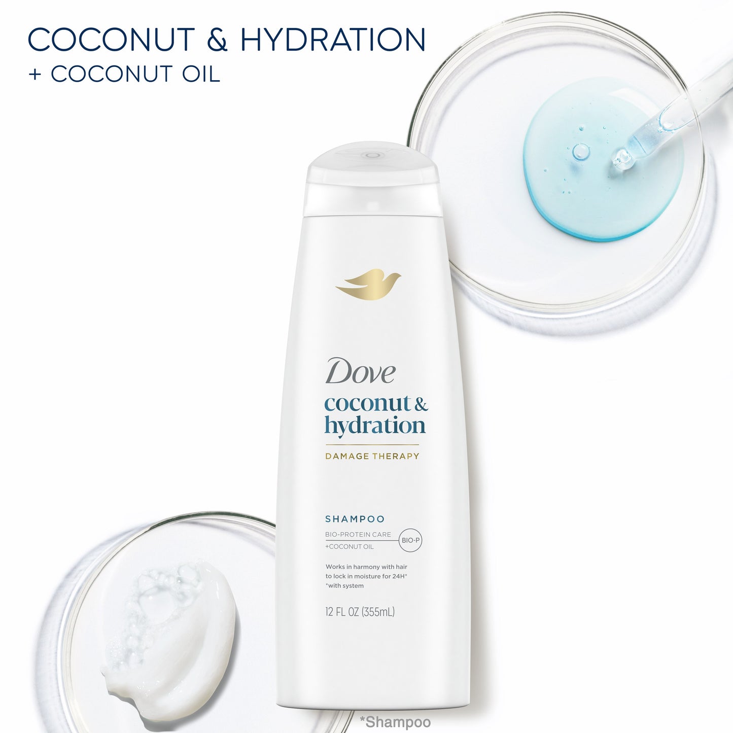 Dove Ultra Care Shampoo - Coconut & Hydration