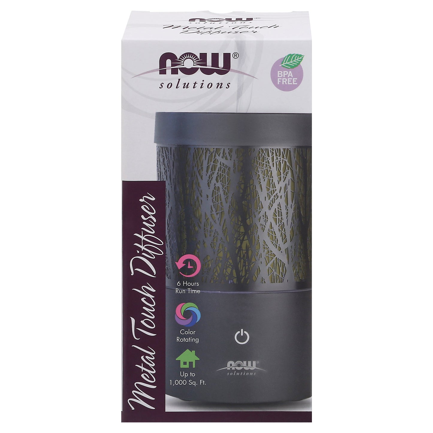 NOW Solutions Metal Touch Ultrasonic Oil Diffuser