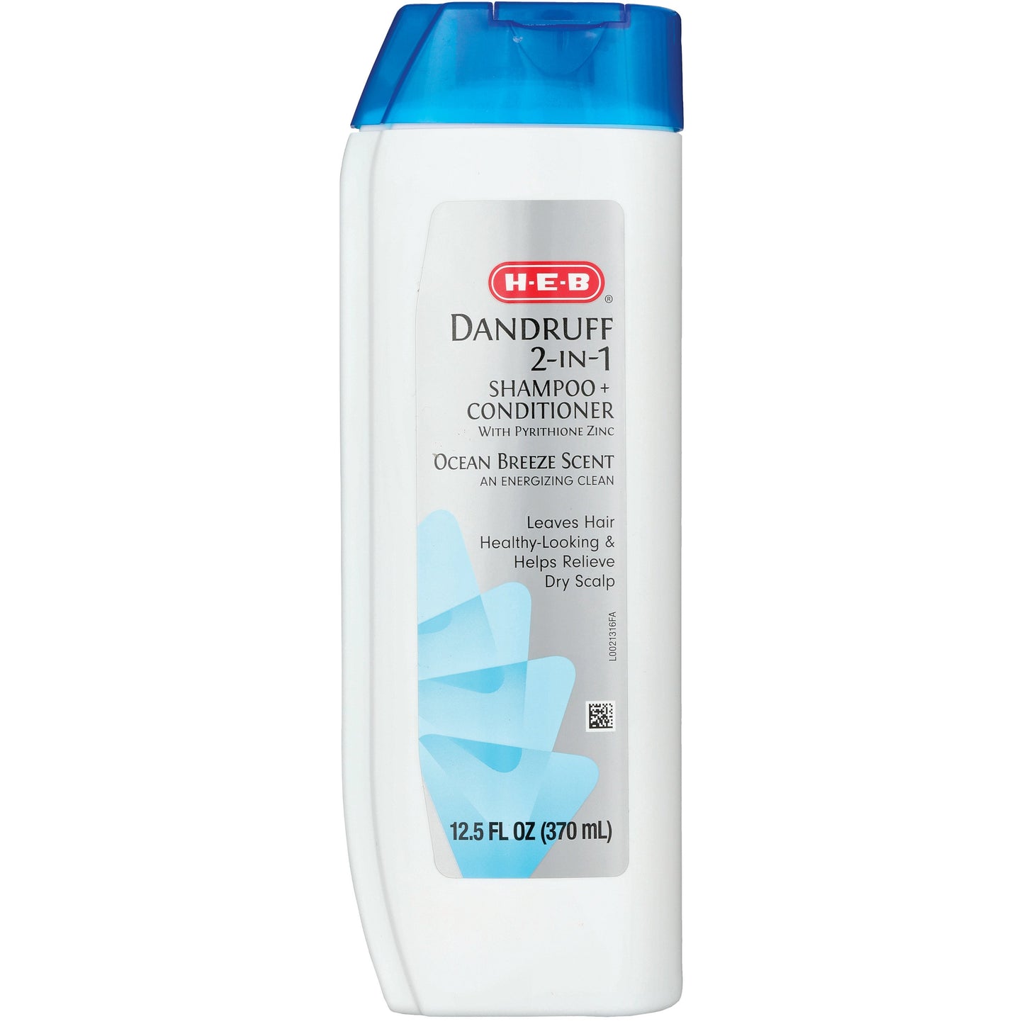 H-E-B 2 in 1 Dandruff Shampoo - Ocean Breeze Scent