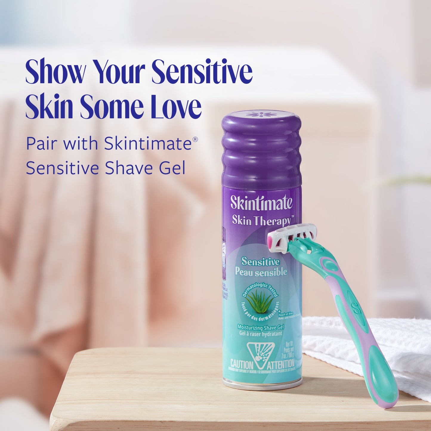 Skintimate Sensitive Skin 4-Blade Disposable Razor