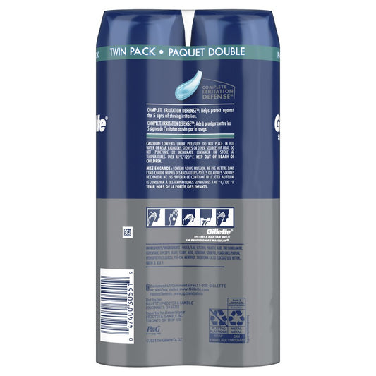 Gillette Series Shave Gel Twin Pack - Moisturizing