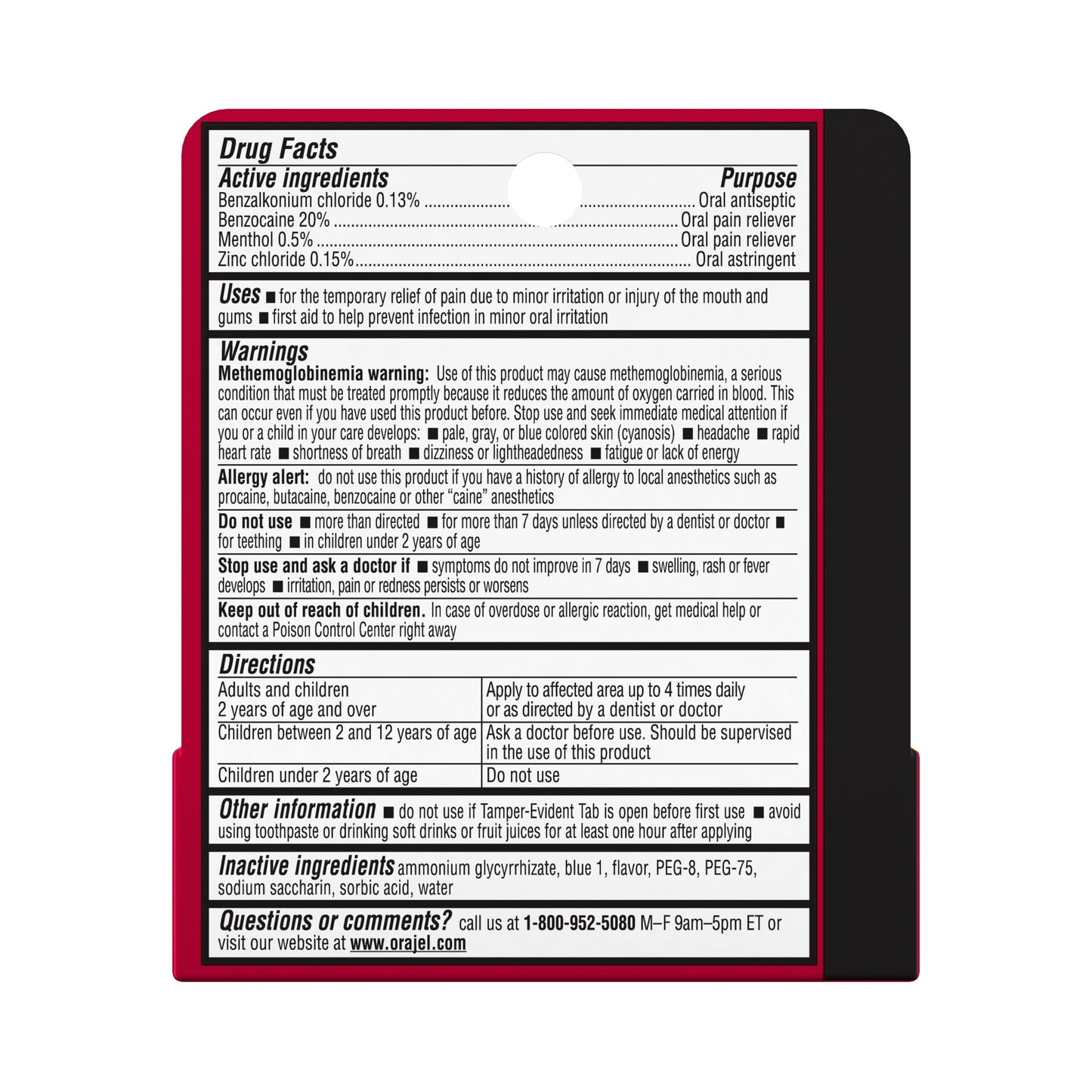 Orajel Severe Triple Medicated Fast - Acting Gel