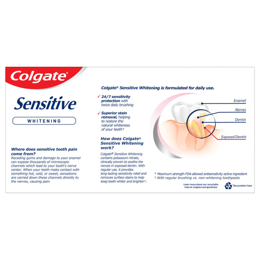 Colgate Sensitive Anticavity Toothpaste 2 pk - Fresh Mint