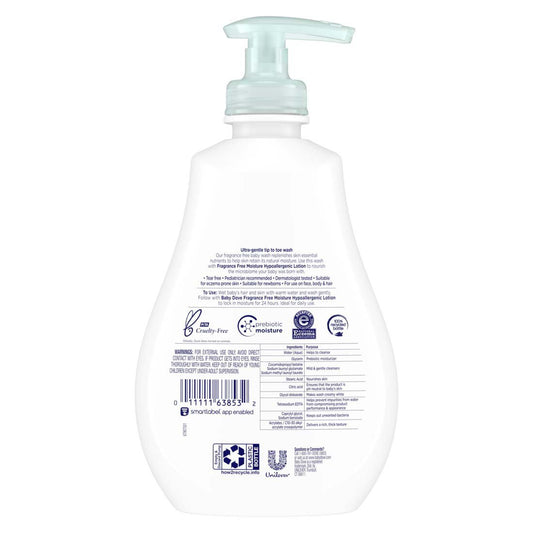 Baby Dove Sensitive Skin Care Hypoallergenic Wash