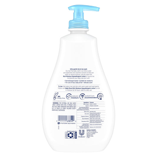 Baby Dove Sensitive Skin Care Baby Wash Rich Moisture