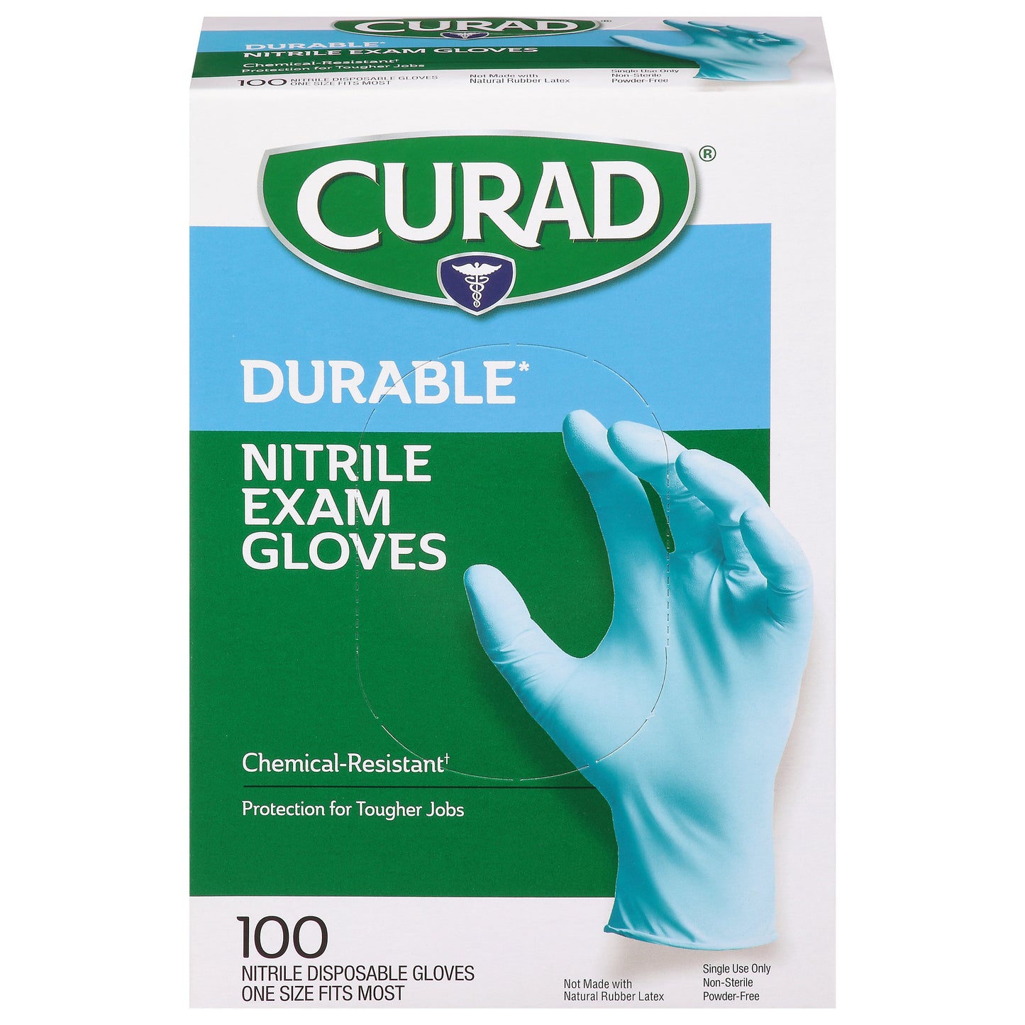 Curad Durable Nitrile Exam Gloves
