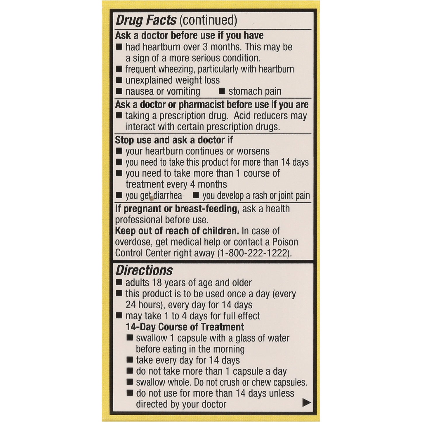 H-E-B Esomeprazole Magnesium 20 mg Capsules