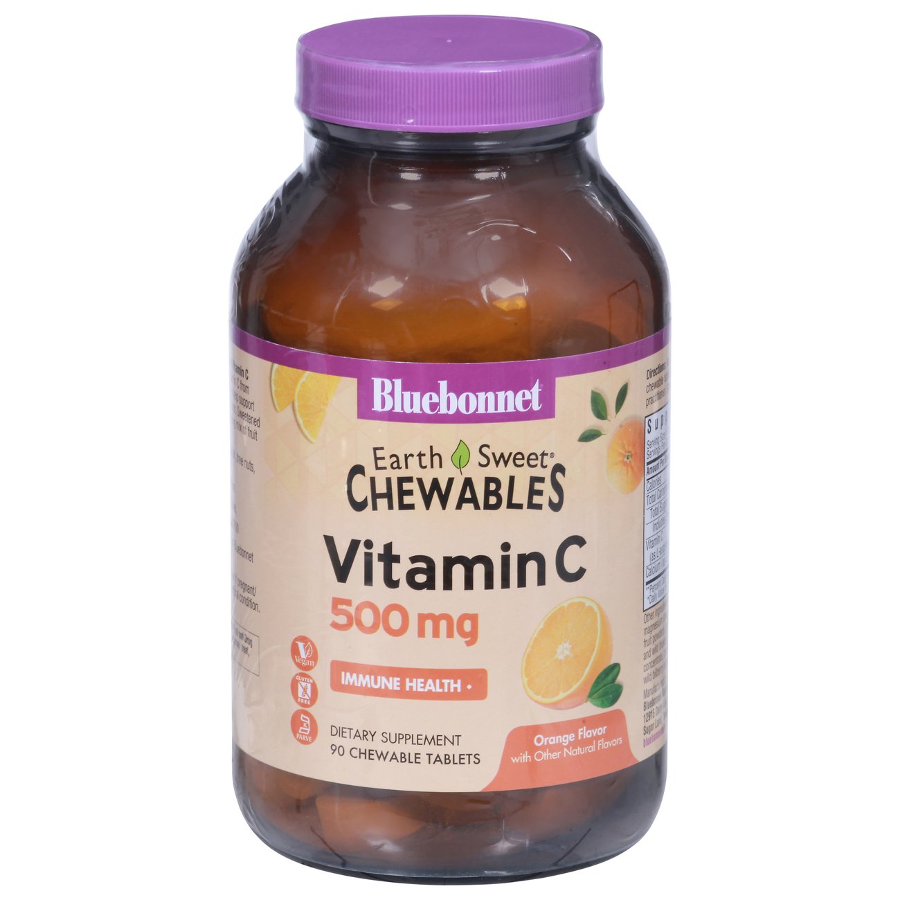 Bluebonnet Earth Sweet Vitamin C Chewable Tablets - 500 mg
