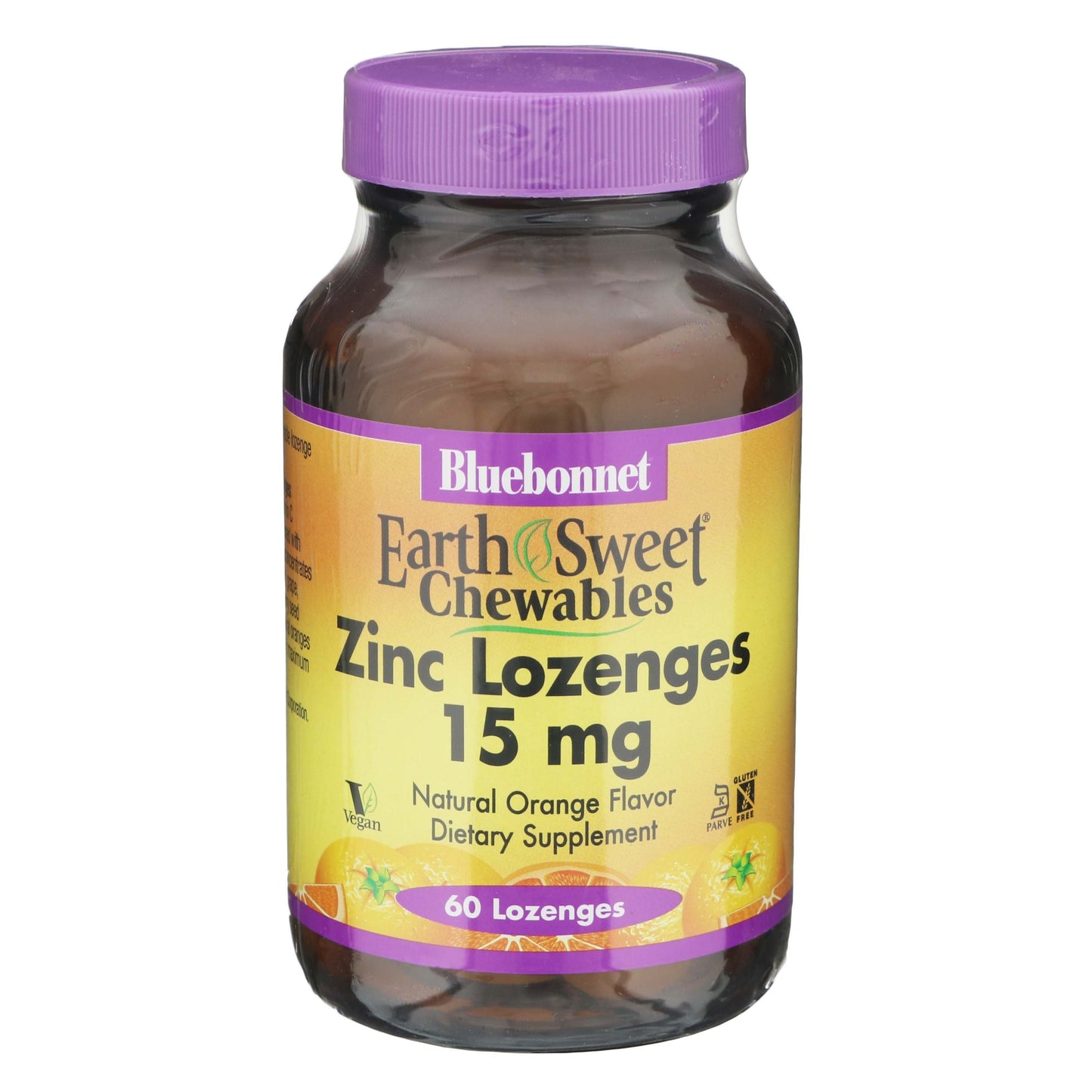 Bluebonnet EarthSweet Chewable Zinc Lozenges - 15 mg