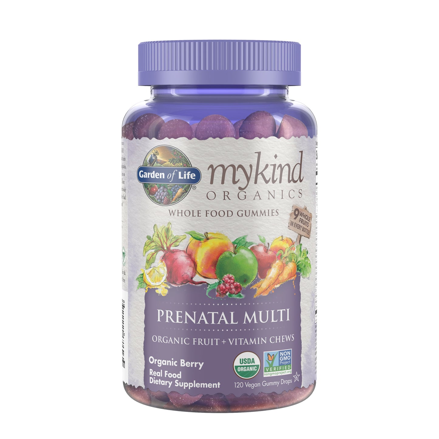 Garden of Life mykind Organics Prenatal Multivitamin Gummies