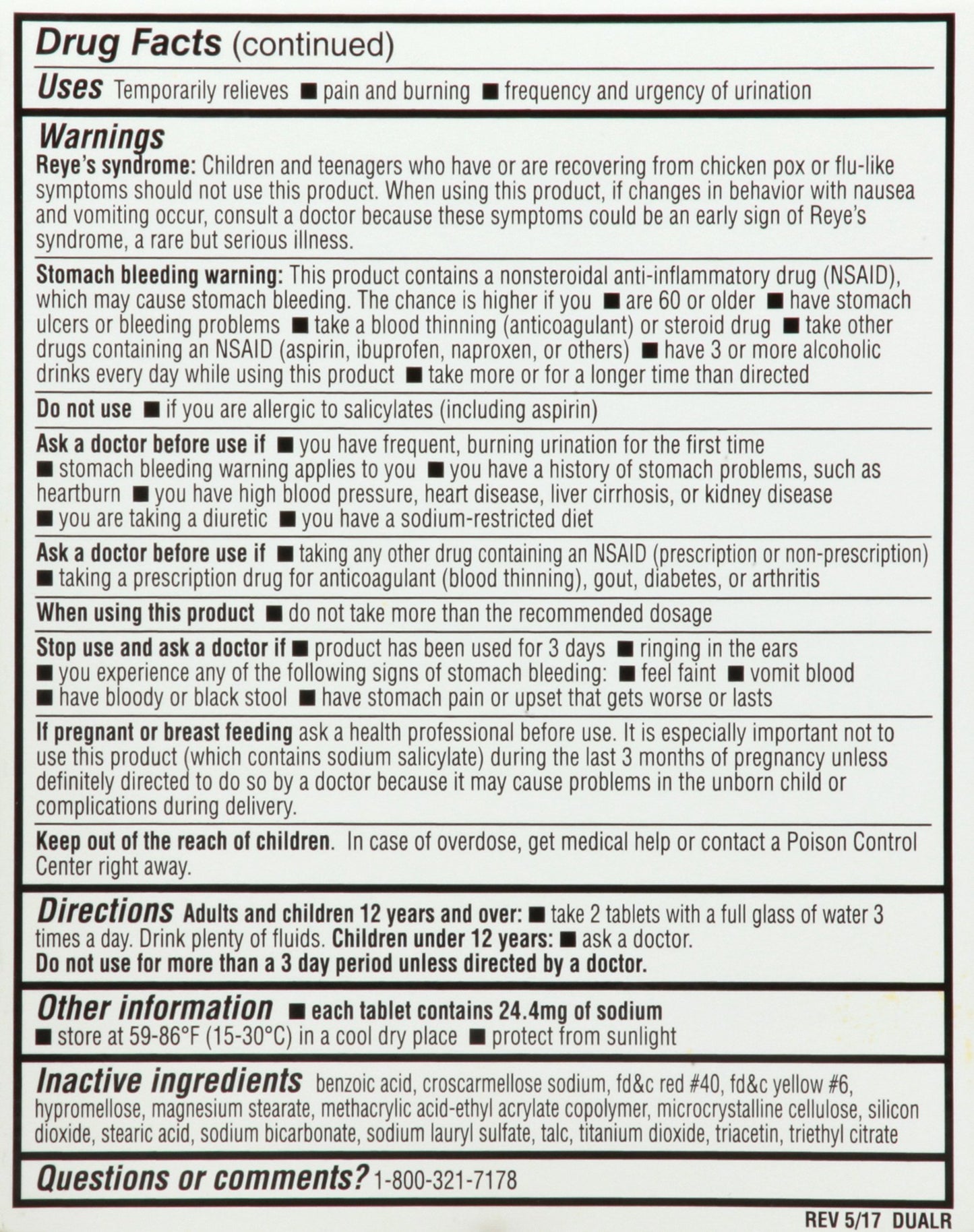 Preferred Antibacterial Plus Urinary Pain Relief