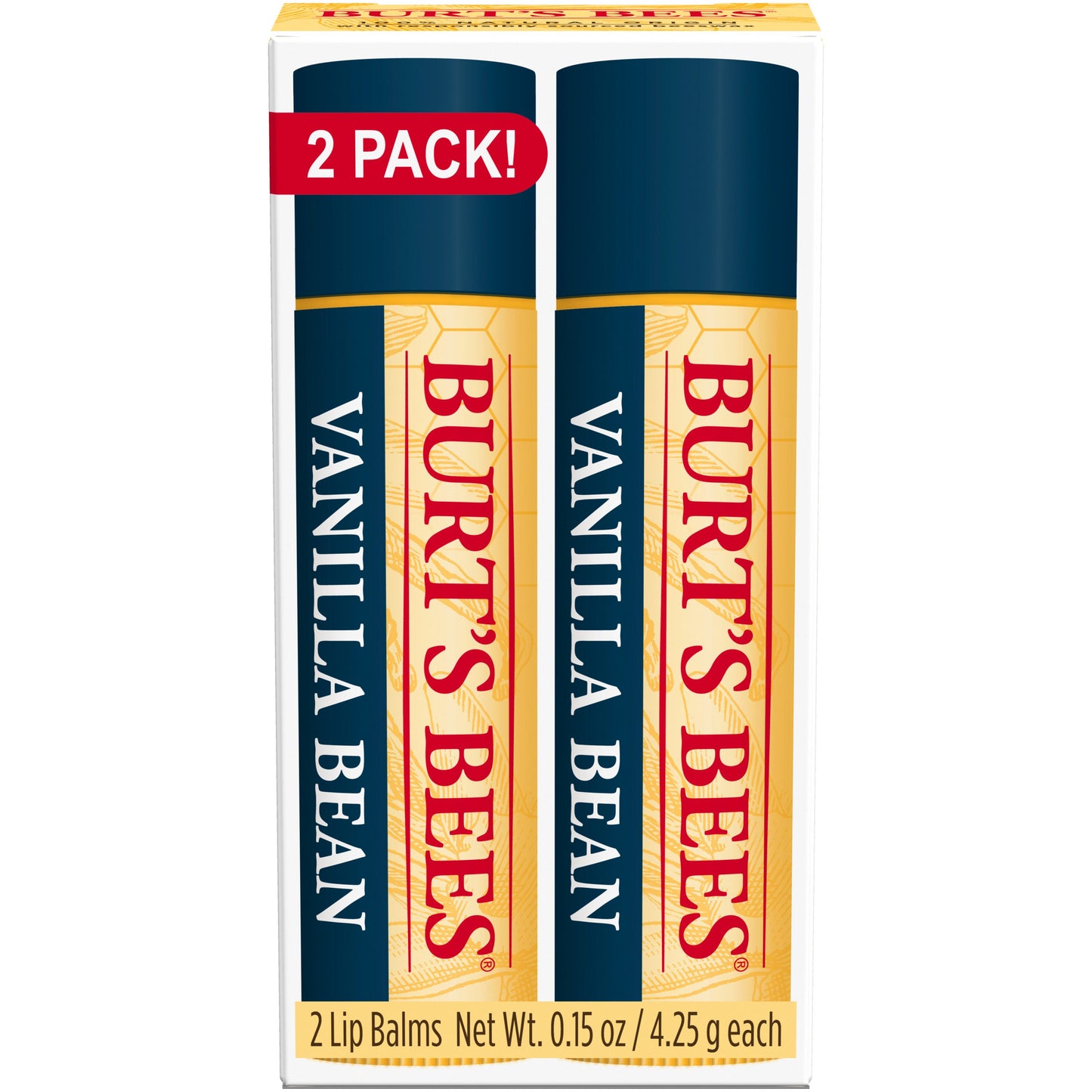 Burt's Bees Moisturizing Lip Balm Pack - Vanilla Bean