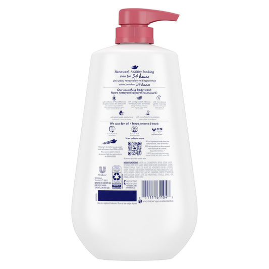 Dove Rejuvenating Body Wash with Pump - Pomegranate & Hibiscus