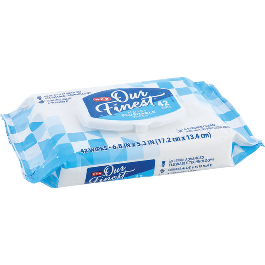 H-E-B Our Finest Moist Flushable Wipes